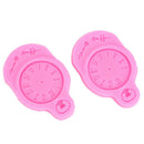 1PC Clock Silicone Molds Cupcake Fondant Decorating Tools Cookie Chocolate Mo BX