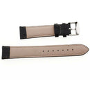 20mm Watch Spare PU Black Bracelet Watch Strap Band