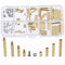 120Pcs M2 Male Female Brass Spacers Standoff PCB Board Screw Nut Assortment New
