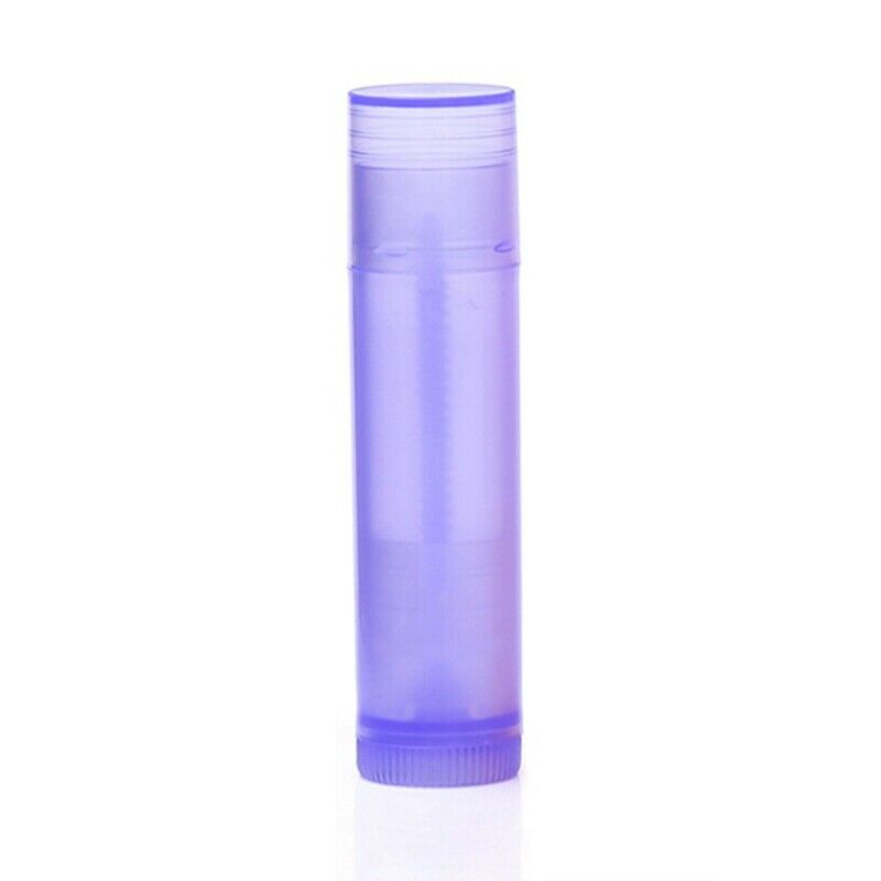 10pcs Purple Lipstick Empty Tube Wax Tube Lipstick DIY Lipstick Tube Cosmet U6A1