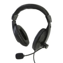 Headset Earpiece Mic Over Head Headphone Flexible Mic w/PTT Button for Kenwood
