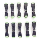 20pcs Male+Female DC Power Jack Connector Adapter Plug 2.1 x 5.5mm for CCTV New