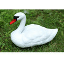 Swan Decoy Pond Decoration White Plastic Floating Ornamental Bird Feature