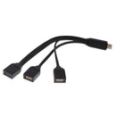 USB3.1 Type C Male Host To USB 3.0/2.0 Female Connector Hub Splitter Cable