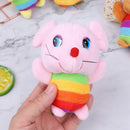 11CM 2020 Cartoon Rat Year Plush Mouse Chinese Style Keychain Backpack Access BX
