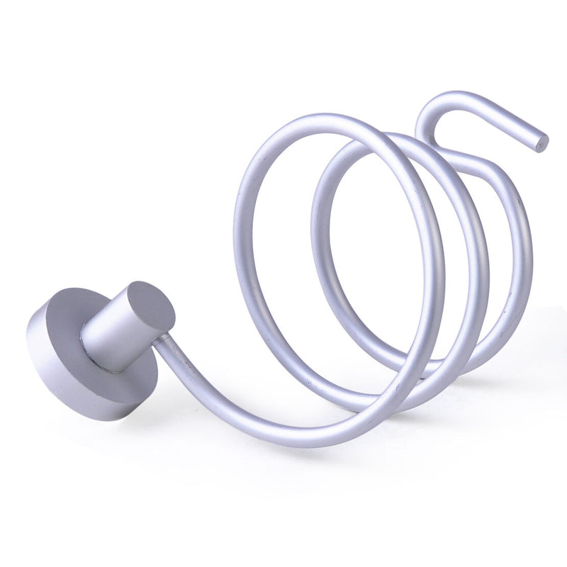 Aluminum Wall Mounted Hair Dryer Drier Holder Hang Stand Bathroom Salon Barbers