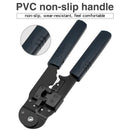 1X(Cable Crimper,8P8C Rj45 Ethernet Connector Crimp Computer Hand Tools Mul