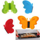 Butterfly End Dish Anti-Scald Clip Silicone Hand Guard Clamp Kitchen Accessar JR