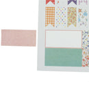4Pcs Dot Canvas Stickers For DIY Scrapbooking Planner Cardmaking Journaling  Z