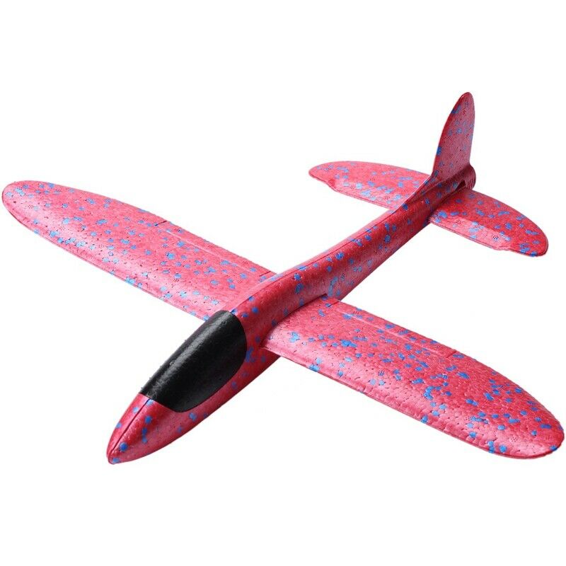 4X(38CM EPP Foam Hand Throw Airplane Rubber Band Ejection Outdoor Launch GlH9U7)