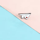 Fashion Plane Brooch Badges Shirt Jacket Shirt Bag Pin Jewelry (Style 1) A
