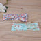 4pcs Children Rabbit Ears Elastic Hair Bands Printing Cotton Girls Headwear #gib