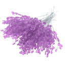 50x Acrylic Crystal Bud Branches Artificial Flower Twigs For Party Purple