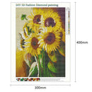 5D DIY Full Drill Diamond Painting Sunflowers Cross Stitch Embroidery Kits