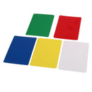 10pcs Five Colors Plastic Cut Cards, Casino Theme Party Supplies for Playing