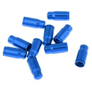 10 Pieces Bicycle Presta Air Valve Cap Wheel Rim Tyre Stem Dust Cover Blue