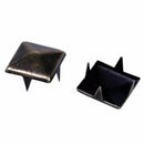 100pcs Claw nails punk Rivets Studs square bronze pyramid M6A3