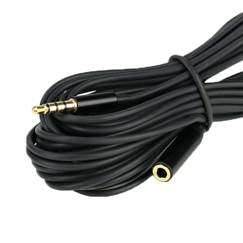 3.5mm TRRS to TRS Audio  Extension Cable Connector Wire 6 meters/19.68ft for