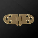2x Brass Butler Tray Hinge Wearable Screw Folded Table Semicircular Foldin ZBT
