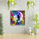 5D DIY Spirits on the Moon Diamond Painting Full Round Drill Picture Decor