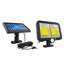 128 LED Solar Wall Light Motion Sensor Waterproof Yard Street Security Lamp