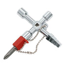 Universal Cross Square Triangle Electrical Cabinet Elevator Lift Key Wrench
