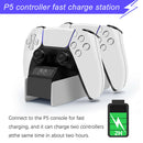 Controller Dual Charger Station for Sony PS5 Wireless Gamepad Power Cradle