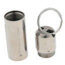 Waterproof Titanium Emergency Pill Box Seal Bottle Tablet Storage Capsule Holder