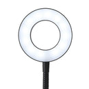 Portable 10 Inch  2 in 1 LED Ring Light Fill-in Video Photo Desktop Selfie Lamp