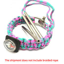 2Pcs Paracord Rope Bracelet Knitting Needle Stainless Steel Paracord Weavin V4S2