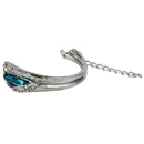 Woman Crystal bracelet lake blue T3M9
