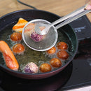Stainless Steel Filter Spoon With Clip Oil-Frying Salad BBQ filter D3N3