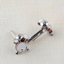 1 Pair Fashion Men's Cufflinks Fashion Band Drums Shirt Cufflinks Cuff Link