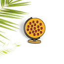 Creative Science Globe Pins Brooch Badges Jacket Shirts Clothing Ornaments A