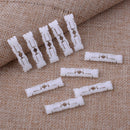 10pcs Roof Rail Bar Cutter Clips Trim Moulding Fit For VW MK2 Jetta GTI Caddy +