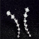 1 pair of new four-prong stud earrings earrings jewelry fashion jewelry fem