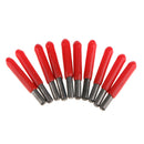 10Pcs 10 Degree 0.1mm Tip Tungsten Steel PCB Engraving Bits CNC Router Tool