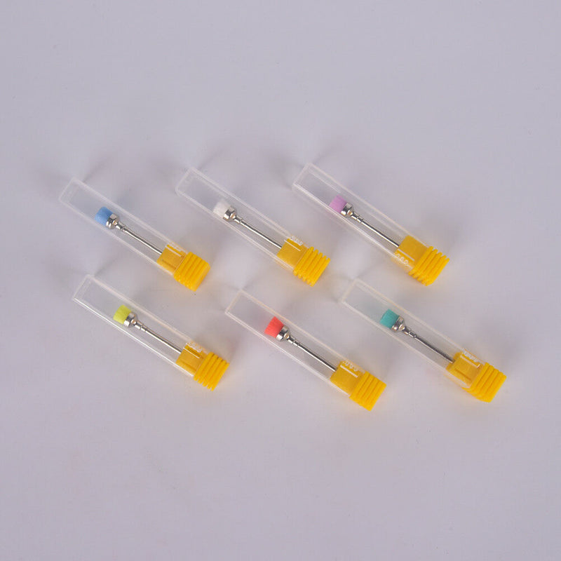 2Pcs Drill Brush Electric Nail Art File Drill Bit For Cleaning Brush Manicure Gw