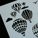 layering stencil for wall painting scrapbooking stamp decor balloon template  JR