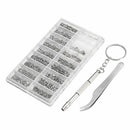 1000 Pcs Glasses Screws Nut Assortment + 1 Pc Screwdriver + 1 Pc Tweezers,  X3H9