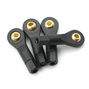 4PCS M3 Rod End Wear Resisting Ball Joint Metal Head Holder Tie Rod End 3C