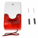 Mini 12 Volt Security Alarm Siren Red Light Replacement E1D6