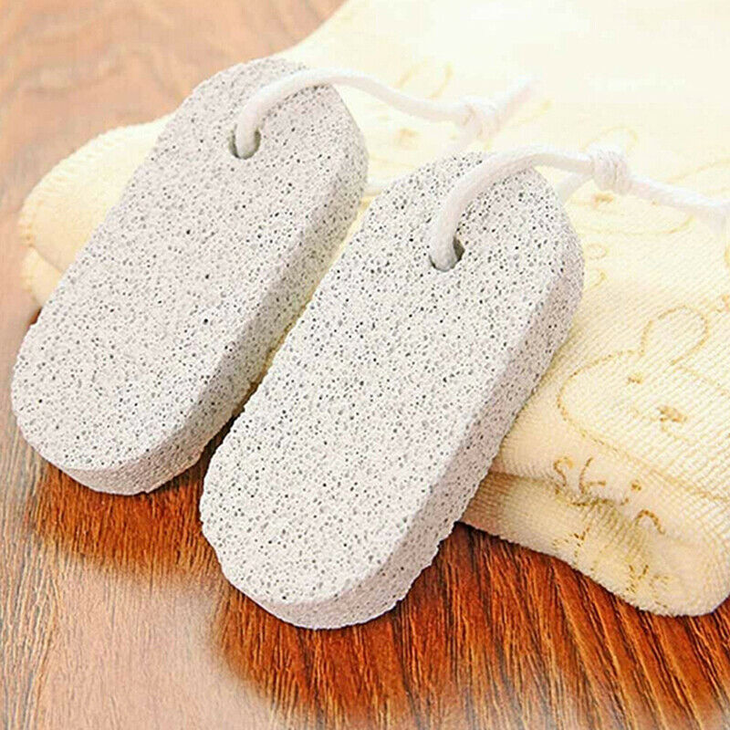2Pcs Pumice Stone Foot Body Care Scrub Dead Skin Manicure Remover Pedicure  T Ew