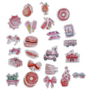 46pcs/set Girls Pink Diary Planner Stickers Scrapbooking School Office SuppliSE