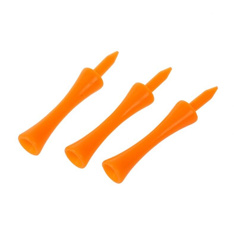 50pcs 70mm Big Castle Golf Tees (Orange) Z2R5