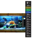 Fish Tank Aquarium Thermometer Temperature Â°F Fahrenheit StickOn Supply Sti