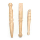 3PCS Wooden Foot Body Massage Stick Relieve Muscle Relaxing Tool Massager ne.AU