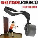 Black Home Fitness Resistance Bands Over Door Anchor Elastic Band Accessories
