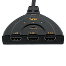 3-Port 4K HDMI Switcher Selector Splitter Hub For HDTV-DVD PS4 1080p