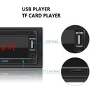 Single 1DIN Car Stereo MP3 Player FM Radio USB AUX TF Card U Disk Head Unit 12V